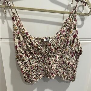 Floral crop top